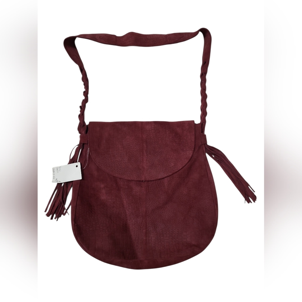 Mira Flores Suede Purse NWT